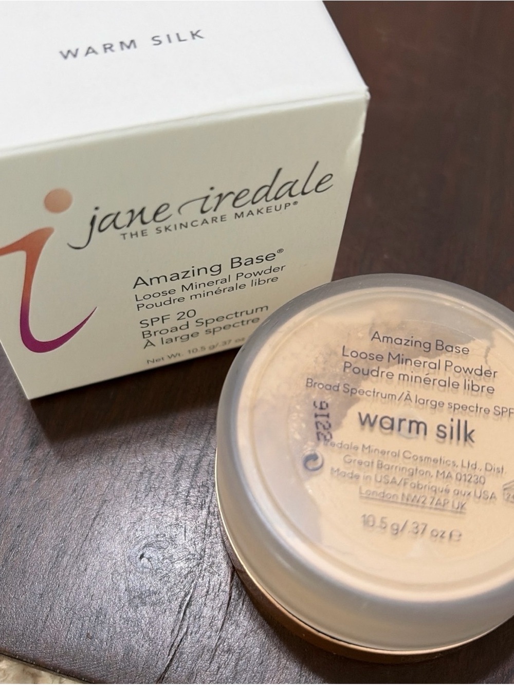 Jane Iredale Amazing Base Loose Mineral Powder WARM SILK